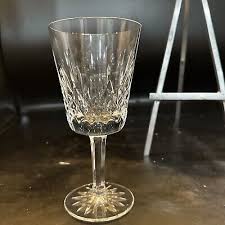 WATERFORD Crystal LISMORE 10 oz WINE / WATER GOBLET / GLASS ...