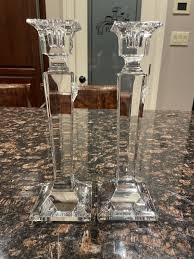 Versace Rosenthal Medusa Head Crystal Candlestick Candle ...