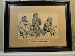 2 1905 Baseball Prints Charles Dana Gibson "2 Strikes ...