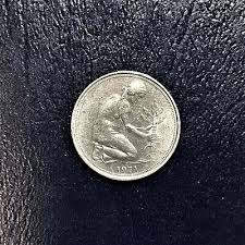 1971 F Germany Deutschland 50 Fifty Fünfzig Pfennig ...