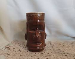 SALE Vintage Tiki Mask Mug Westwood Tiki Stein Tiki Barware ...