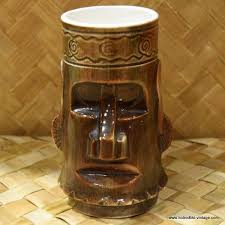 1960's Vintage 'Westwood W-3' Handled Tiki Mug - HRTV