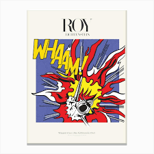 Whaam! Poster |Roy Lichtenstein 1963 Canvas Print by POP ART ...