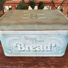 Vintage Wheat Heart Brand Bread Box, Tin Bread Box - Etsy