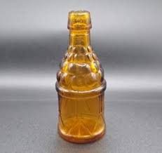 Antique Amber Glass Medicine Bottle | Mercari