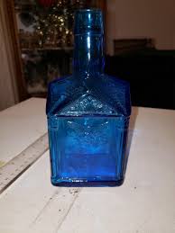 Blue Glass Wheaton Bottle With Paul Revere Excellent ...