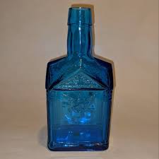 Wheaton Bottle in Blue, Paul Revere Bottle, Commemorative ...
