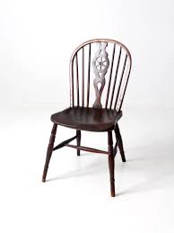 Antique Wheel Back Windsor Chair - Etsy