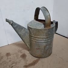 Vintage Galvanized Watering Can #8 garden decor farm | eBay