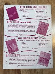 Vintage 1940's Sheet Music “you Keep Coming Back Like A Song ...