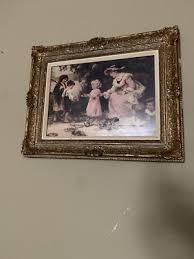 Frederick (Fred) Morgan Framed Print with very old wood ...