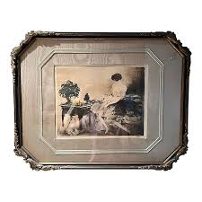 Louis Icart Art Deco Lithograph Exquistly Matted in Vintage ...