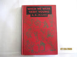 Vintage Children's Poetry Book When We Were Very Young by ...