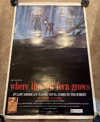 Original 1974 WHERE THE RED FERN GROWS 40x60” Movie Theater ...