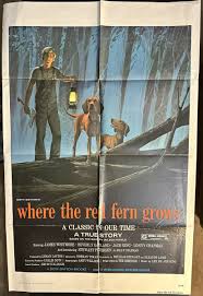 Where the Red Fern Grows Original Movie Poster 27x41 Stewart ...