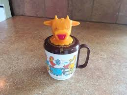Moo Cow Creamer With Farm Animals Scene Whirley Industries ...