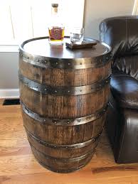 Whiskey Barrel Liquor Cabinet ~ Handcrafted From A Reclaimed ...