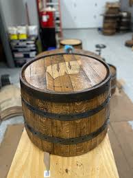 Half-Whiskey Barrel Coffee Table | Wisconsin Barrel Co