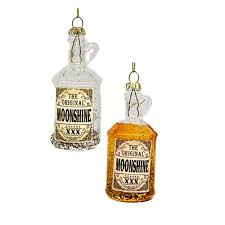Glass Moonshine Ornament, Set of 2 – Merry Manor