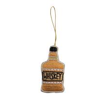 Embroidered Whiskey Bottle Ornament – Hearth and Soul