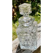 1970s Fostoria American Liquor Decanter | Chairish