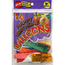 JA-RU Balloons, Happy Birthday, 9 Inch Same-Day Delivery or ...