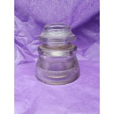 Purple glass insulator Whitall Tatum Co no 1 Mold 26 vintage | eBay