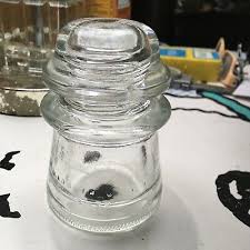 HEMINGRAY No 16 3-56 Clear Glass Insulator USA Vintage Nice ...