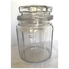 Vintage Glass Tobacco Jar - 1900's. For Sale at Ruby Lane