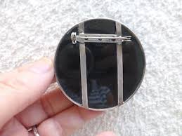 Chinese Shou Lao Xing Star God of Longevity 3D Sterling Silver Black Brooch Pin | eBay