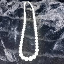 Jewelry | 3 Vintage Round White Beaded Necklace | Poshmark