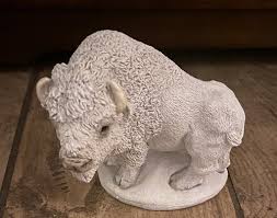 Vintage Stone Critters 4" White Buffalo Figurine SC-459 ...