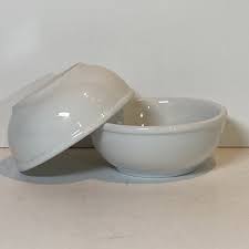 Lot Of 2 Vintage White CYSCOWARE Cereal Chili Soup Fruit ...