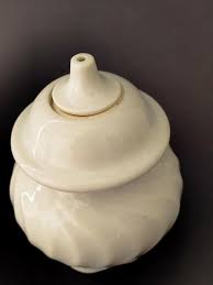 Porsgrund Porcelain – Bogstad White Swirl Oil Lamp ...