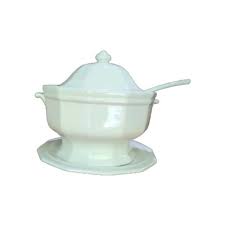 VTG Large 9.5 Dia Pfaltzgraff Heritage White Soup Tureen Under Plate Ladle Lid | eBay