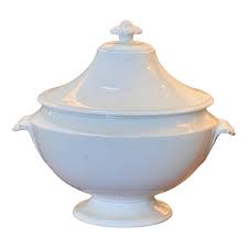 19th Century Choisy-Le-Roi Faience Tureen With Lid | Chairish
