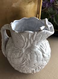 Retired 2012 Mud Pie Artichoke Pitcher Terracotta With Milk ...