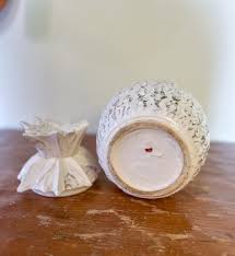 Vintage Mccoy White & Gold Pineapple Cookie Jar - Etsy