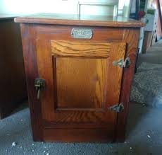 White Clad Ice Box Oak Wood Simmons Hardware St Louis ...