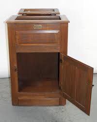 Lot - White Clad Simmons Hardware Co ice box cabinet