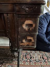 White Family Rotary sewing cabinet wood help : r/restoration