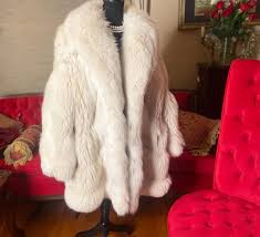 Pure Luxury Italian Fashion Genuine Blush Spotted Fox Fur ...