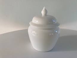 Vtg Vintage 1971 Avon Milk Glass Cold Cream Bird Canister ...