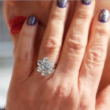 Brazilian Aquamarine 18 Karat White Gold Cocktail Ring For Sale at 1stDibs