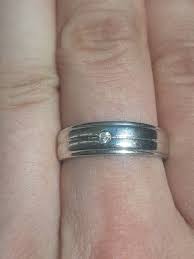 A 9ct White Gold Diamond Ring - Etsy