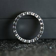 Fashion Rings 925 Silver Round Cut Wedding Rings Women ...