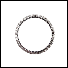 Diamond Eternity Wedding Anniversary Band .68 ctw 14k White ...