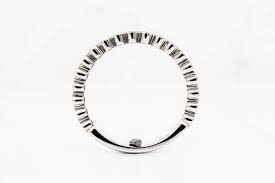 14k White Gold Lady's Diamond Wedding Ring - Linnea Jewelers