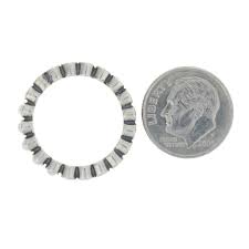 NEW Pandora Pearl Ring -Sterling Silver Band SZ 6.75 ...