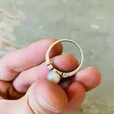 Artisan | Jewelry | Artisan Sterling Silver Lab Pearl Ring ...